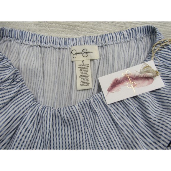 JESSICA SIMPSON STRIPE TUBE TOP STYLE ROMPER - Picture 5 of 7